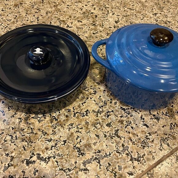 Don Julio Serving Dish Creative Co-op Blue Baking Dish - Picture 1 of 16
